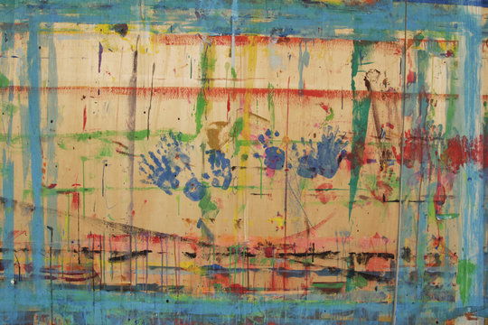 Parete decorata