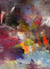 Fototapeta premium farben texturen leinwand