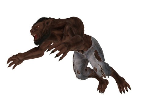 Pouncing lycan
