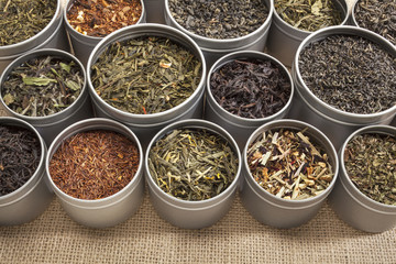 tea samples background