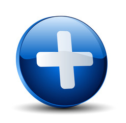 Obraz premium Plus button