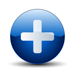 Fototapeta premium Plus button