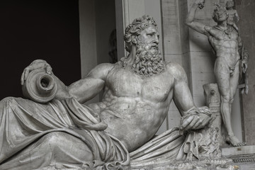 Statue of Neptune at Capitoline, Rome, Italy