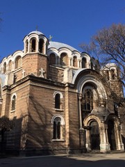 Fototapeta na wymiar Sveti Sedmochislenitsi Church, Sofia, Bulgaria