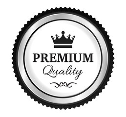 Silver Premium Quality Badge