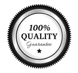Silver Premium Quality Badge
