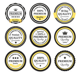 Vintage Quality Guarantee Badges
