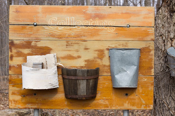 History of maple sap buckets