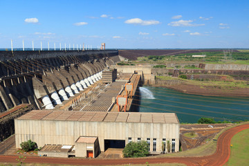 Hydroelectric power station Itaipu Dam, Brazil, Paraguay