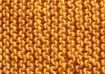 Knitted swatch in Garter Stitch