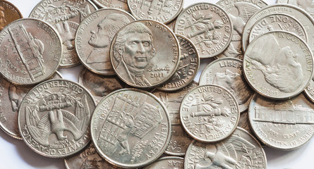 US quarter dollars coins