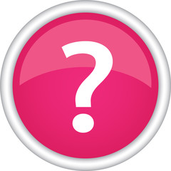 Круглый векторный знак с изображением вопроса