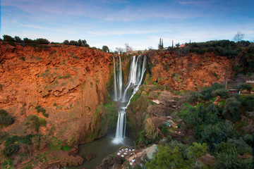 Ouzoud Waterfalls located in the Grand Atlas village of Tanaghme