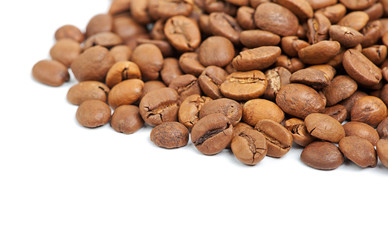 Heap of coffee beans