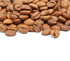 Heap of coffee beans