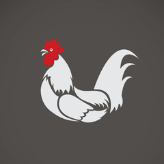 Vector image of a chicken