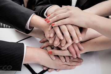 Pile of hands