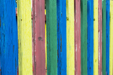 Colored fence