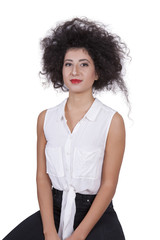 Portrait of an attractive young woman