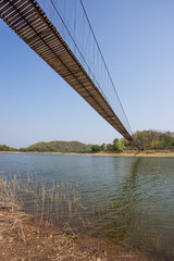 rope bridge to the island