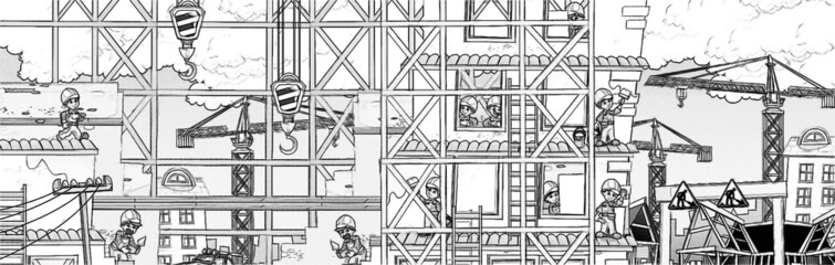 Construction set - coloring page