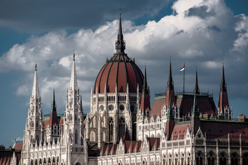 Obraz premium Building of the Hungarian Parliament