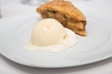 Apple Pie and Vanilla Bean Ice Cream