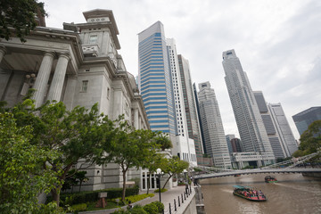 Fototapeta premium Downtown Core in Singapore