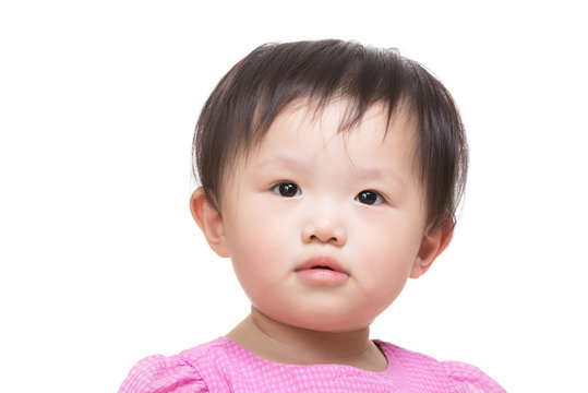 Asia baby girl portrait