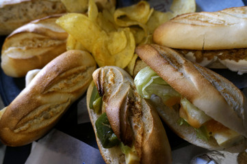 Sandwiches Baguette Pitufos Fresh