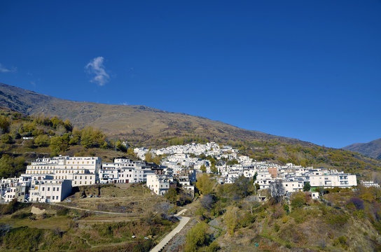 Trevelez town in Sierra Nevada, Granada