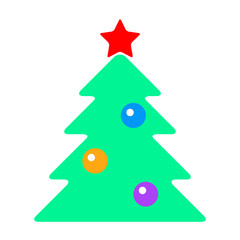 fir-tree with toys