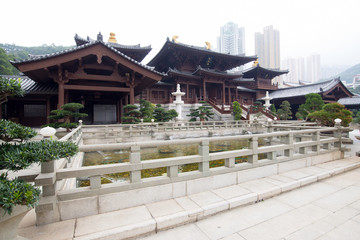 Chi Lin Nunnery in Diamond Hill District of Hong Kong