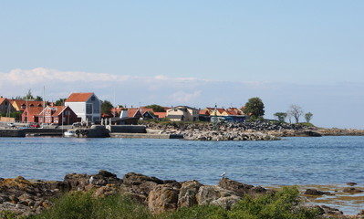 View over the Baltic Sea near the island Bornholm