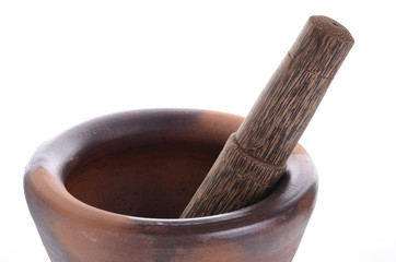 traditional handmade mortar & pestle set