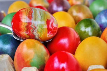 Colorful Easter eggs