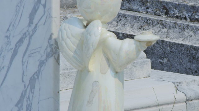 Angel detail at Cavtat old cemetery