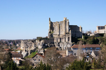 Vue de la cité médiévale de Chauvigny