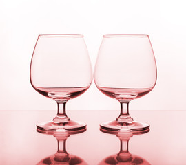 empty wine glass