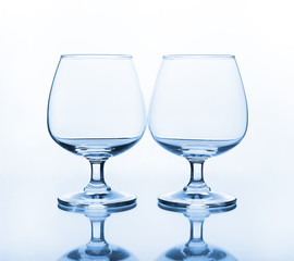 empty wine glass