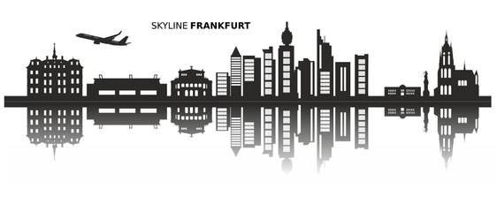 Obraz premium Skyline Frankfurt am Main