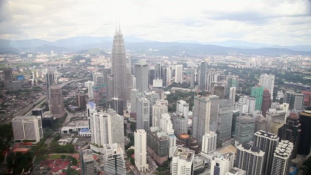 Панорама столицы Малайзии Куала Лумпур