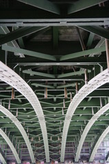 Brücke von unten in Wien