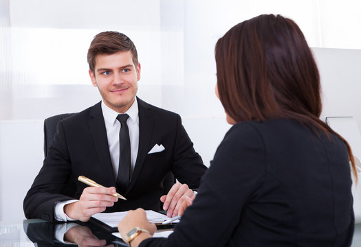 Business Colleagues In Meeting