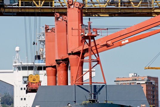 red cranes
