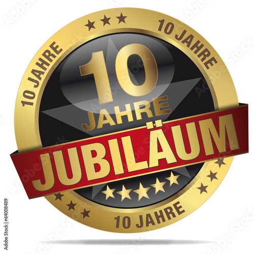 "10 Jahre Jubiläum" Stock image and royaltyfree vector files on