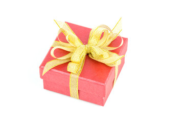 Obraz premium Gift box isolated white background