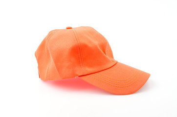 Baseball cap isolated white background