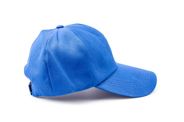 Baseball cap isolated white background