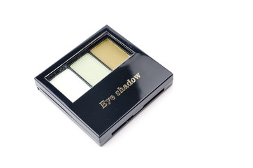 Eye shadow isolated white background